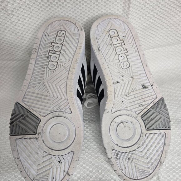 adidas White Sneakers with Black Stripes and Leopard Detail - Picture 4 of 7